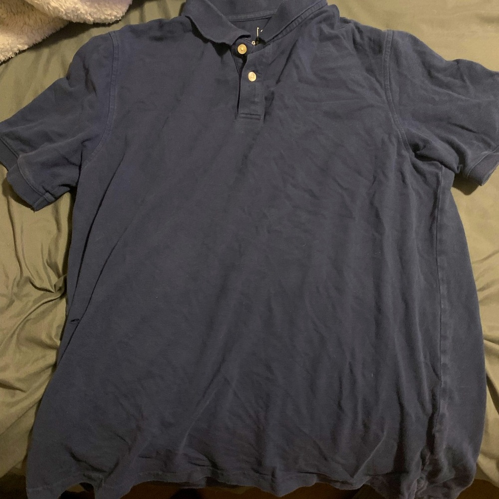 Men’s navy blue collar shirt